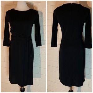 Talbots Long Sleeve Faux Wrap Dress Size SP NWT